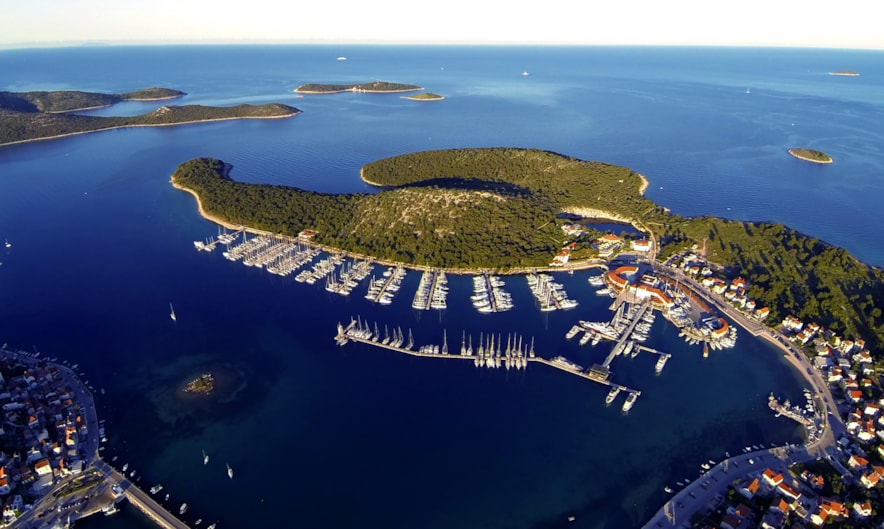 Marina Frapa Rogoznica and the surrounding area